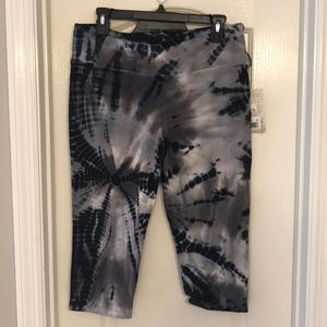Balance Collection Black/grey tie dye leggings XL